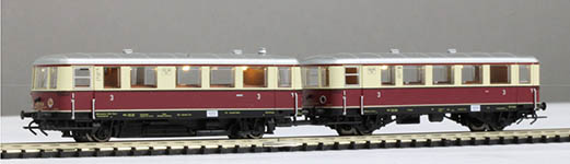 KRES 54009151 - TT - Triebwagen VT 135 126 mit Beiwagen VB140 304, DRG, Ep. II - DC - Digital